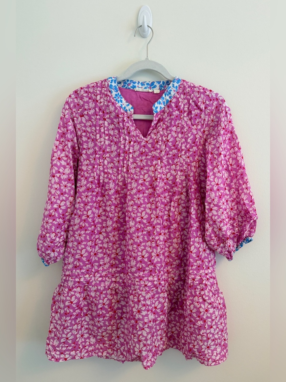 Roller Rabbit Girls Pink Floral Summer Dress. Size: 12